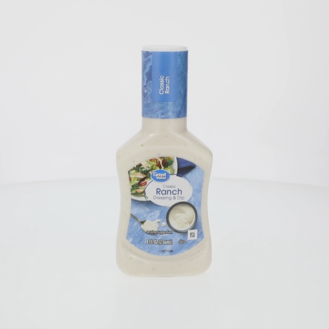 Great Value Classic Ranch Dressing & Dip, 8 oz Great Value Classic Ranch Dressing & Dip, 8 oz