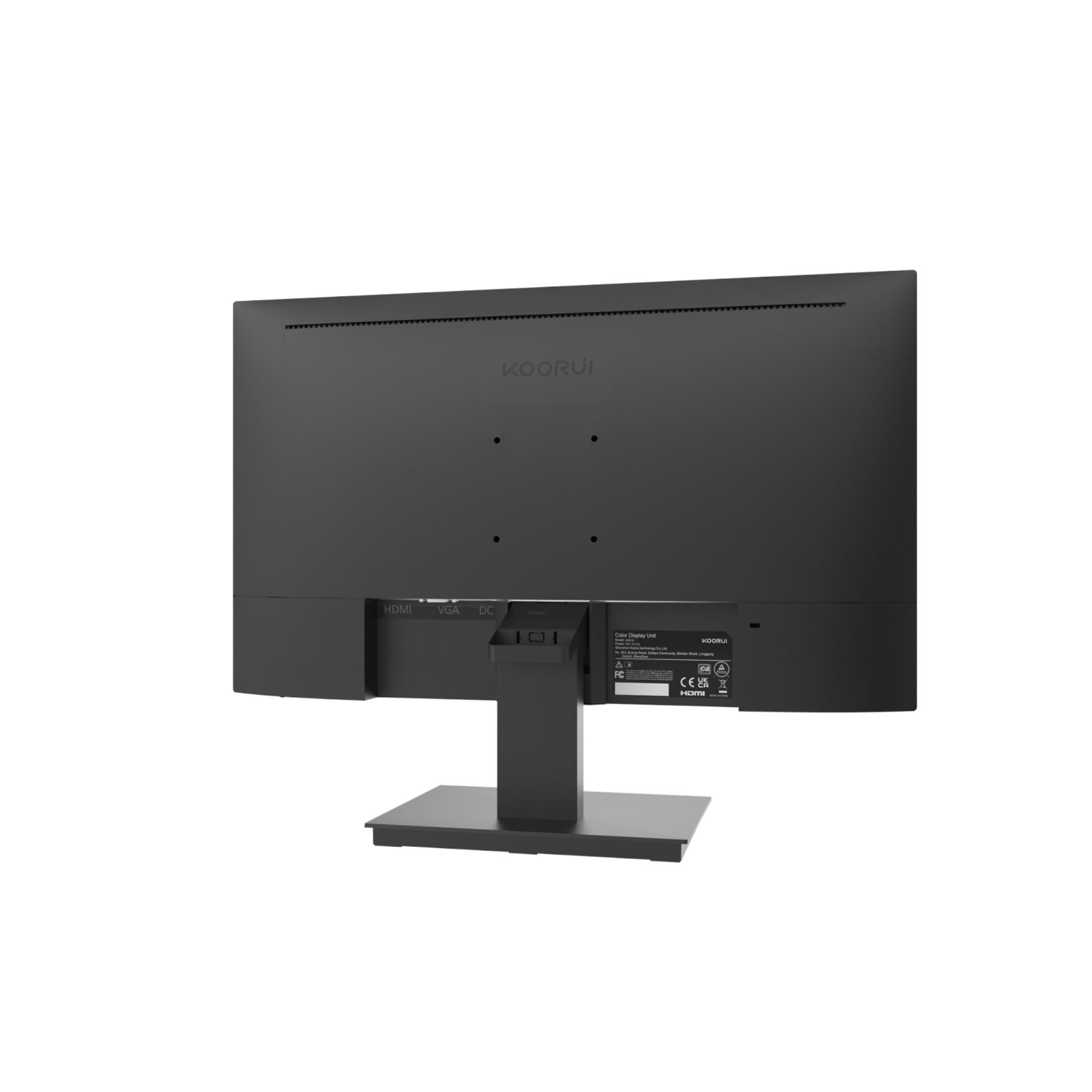 KOORUI ‎22N1 monitor 22 LED Full HD • Unboxing, installation and settings  overview 