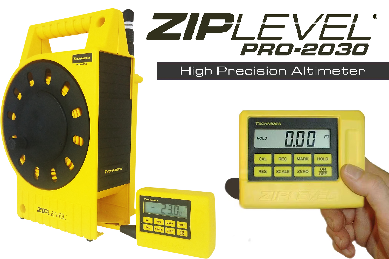 ZIPLEVEL PRO-2030 High Precision Altimeter Leveling Tool – 100ft