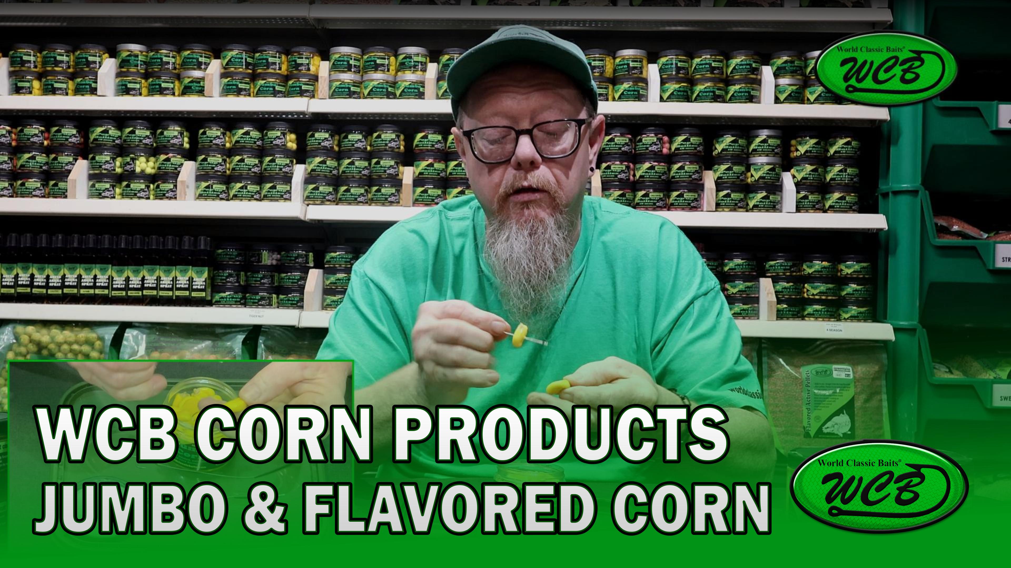 thumbnail video image 2 of WCB Carp Baits - Flavored Jumbo Corn Bait - Ideal for Carp Fishing, 2 of 8