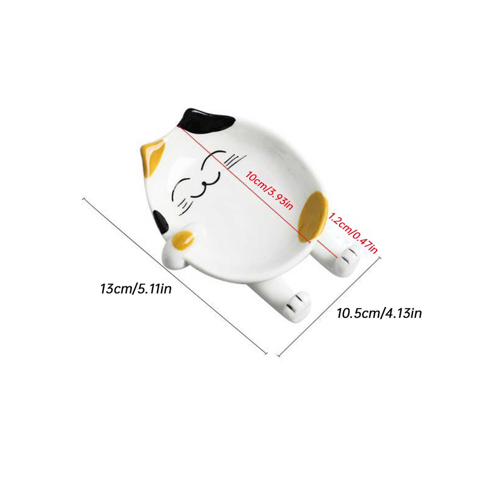 thumbnail video image 2 of Dinnerware Set,Cat Spoon Rest Ceramic Cute Spoon Holder Rest For Stove Top Cat Kitchen Accessories Stove Holder Utensil Spoon Rest For Kitchen Counter, 2 of 9