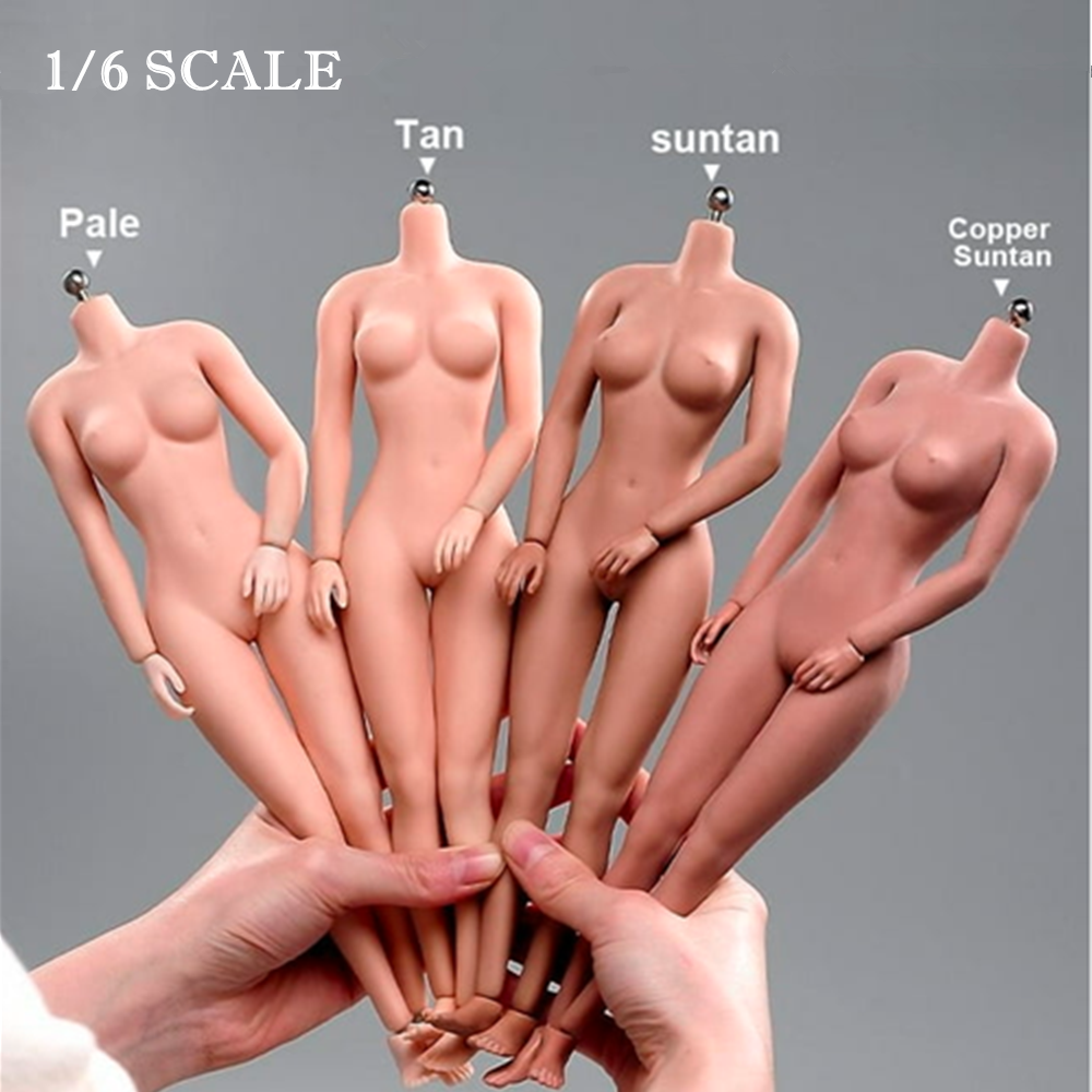 thumbnail video image 2 of ANT 1/6 Flexible Seamless Stainless Steel Skeleton Body 12"Female Action Figure Body Suntan Skin Toy, 2 of 6
