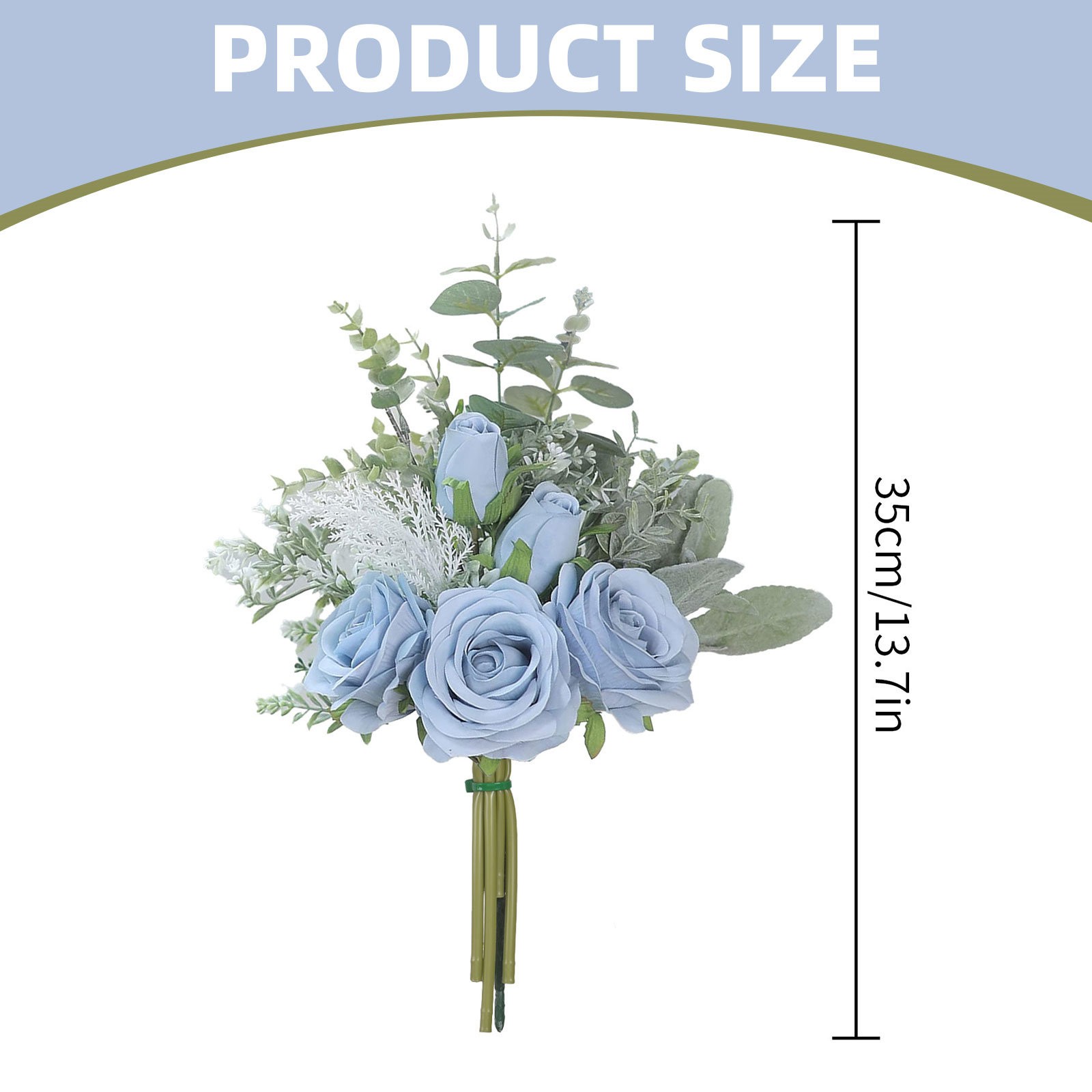 thumbnail video image 2 of Clearance Artificial flowers under $10,Flowers With Vase Silk Roses Artificial Flowers In Vase Faux Flower Arrangement With Vase Suitable For Home Decoration Dining Table, 2 of 9