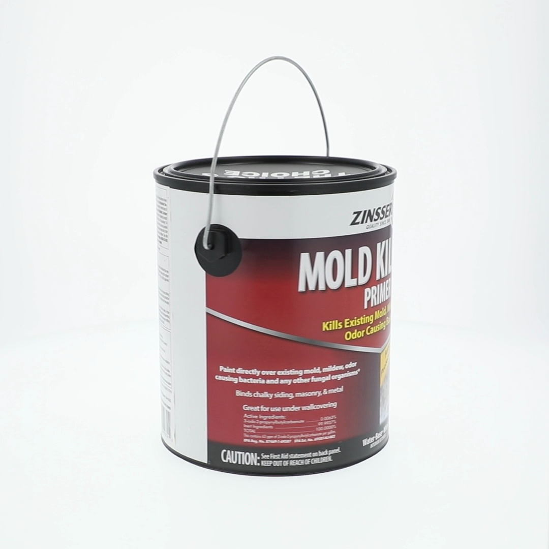 2 pack) White, Zinsser Mold Killing Primer-276049, 1 gal - Walmart.com