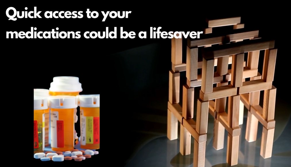 thumbnail video image 2 of Razbag Travel Medication Bag, Lockable Organizer, 20 Bottles + Pill Box, 2 of 12