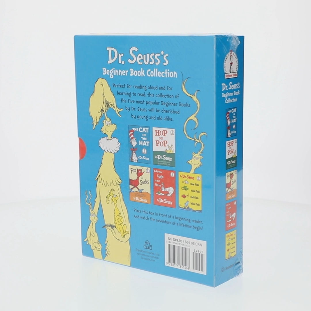 Free Shipping! Dr. Seuss Beginner Book Boxed Set Collection with 5