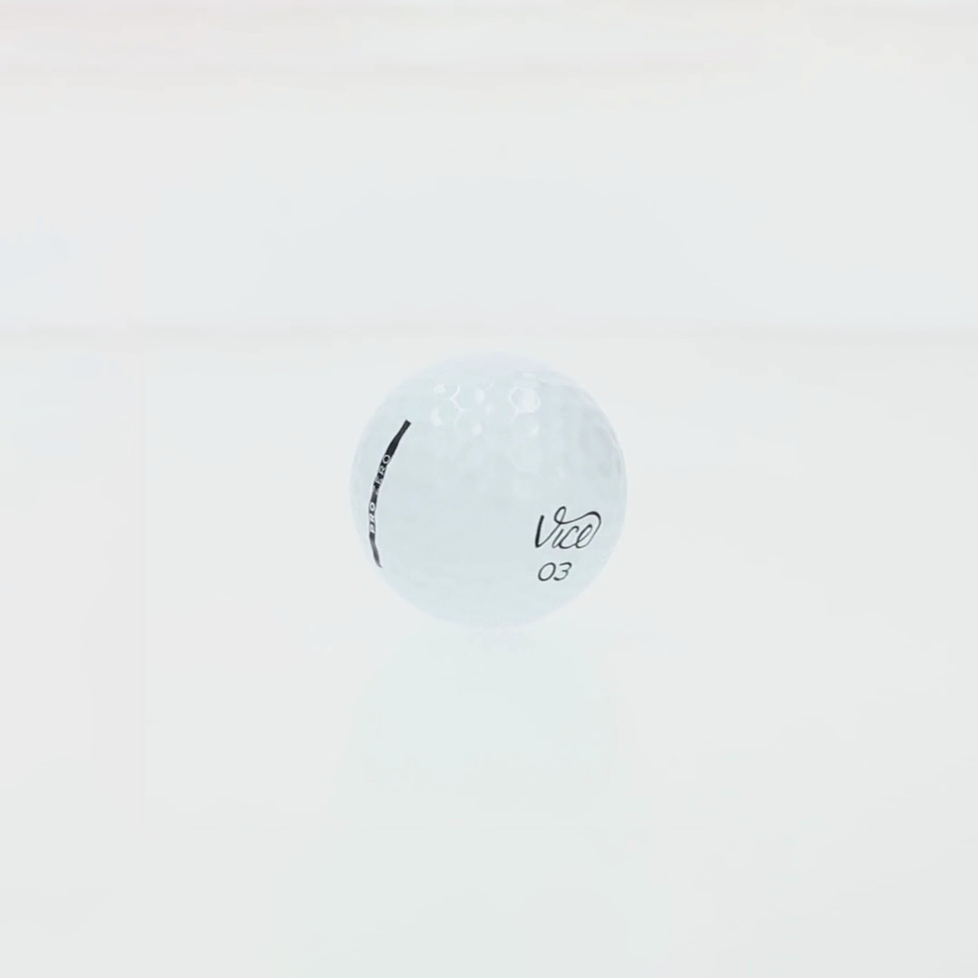 Vice Golf, Golf Balls, 1 Dozen, White, Fused Urethane Cover