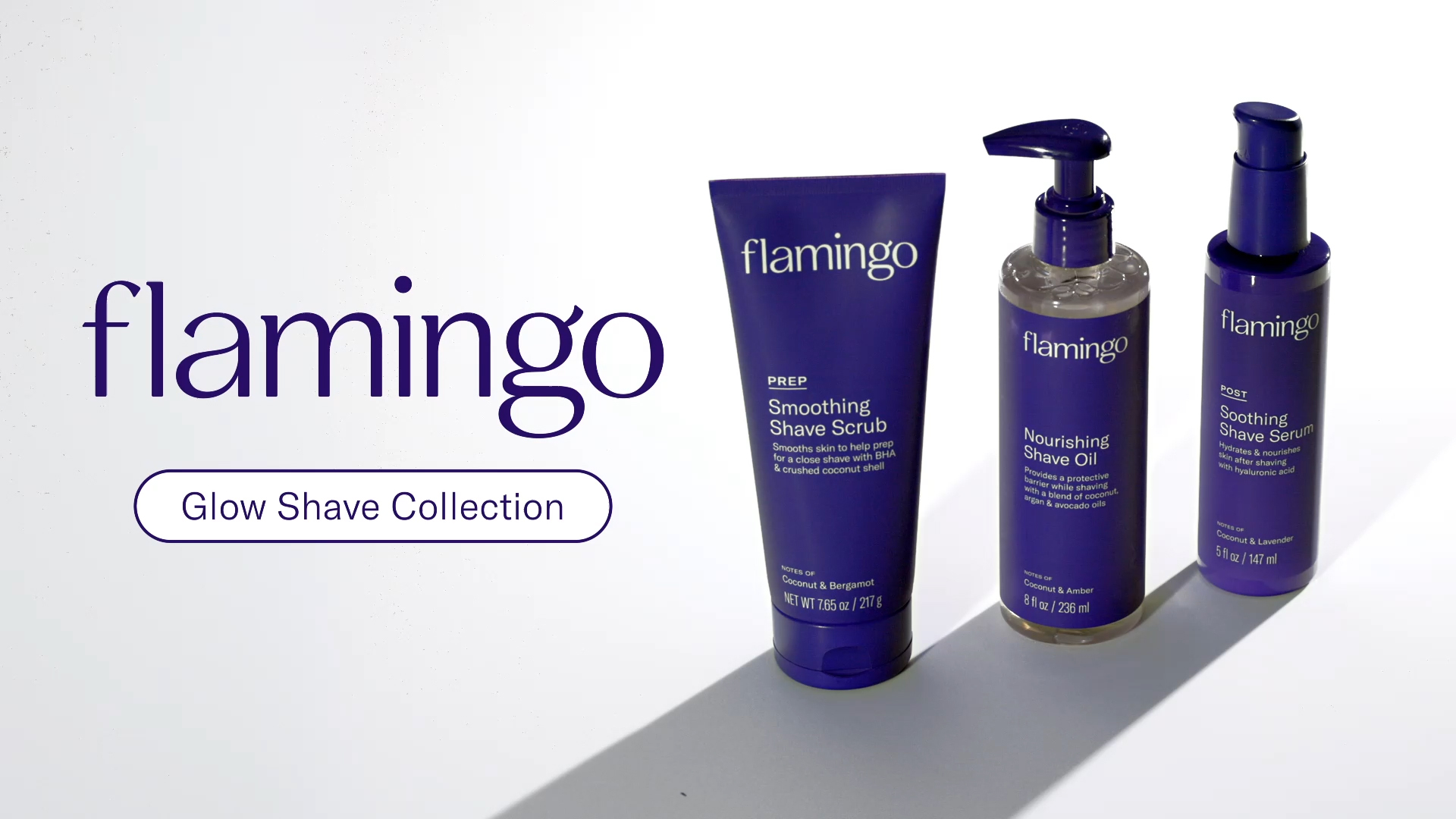 thumbnail video image 2 of Flamingo Women's Pre-Shave Smoothing Body Scrub, Coconut and Bergamot, 7 oz, 2 of 8
