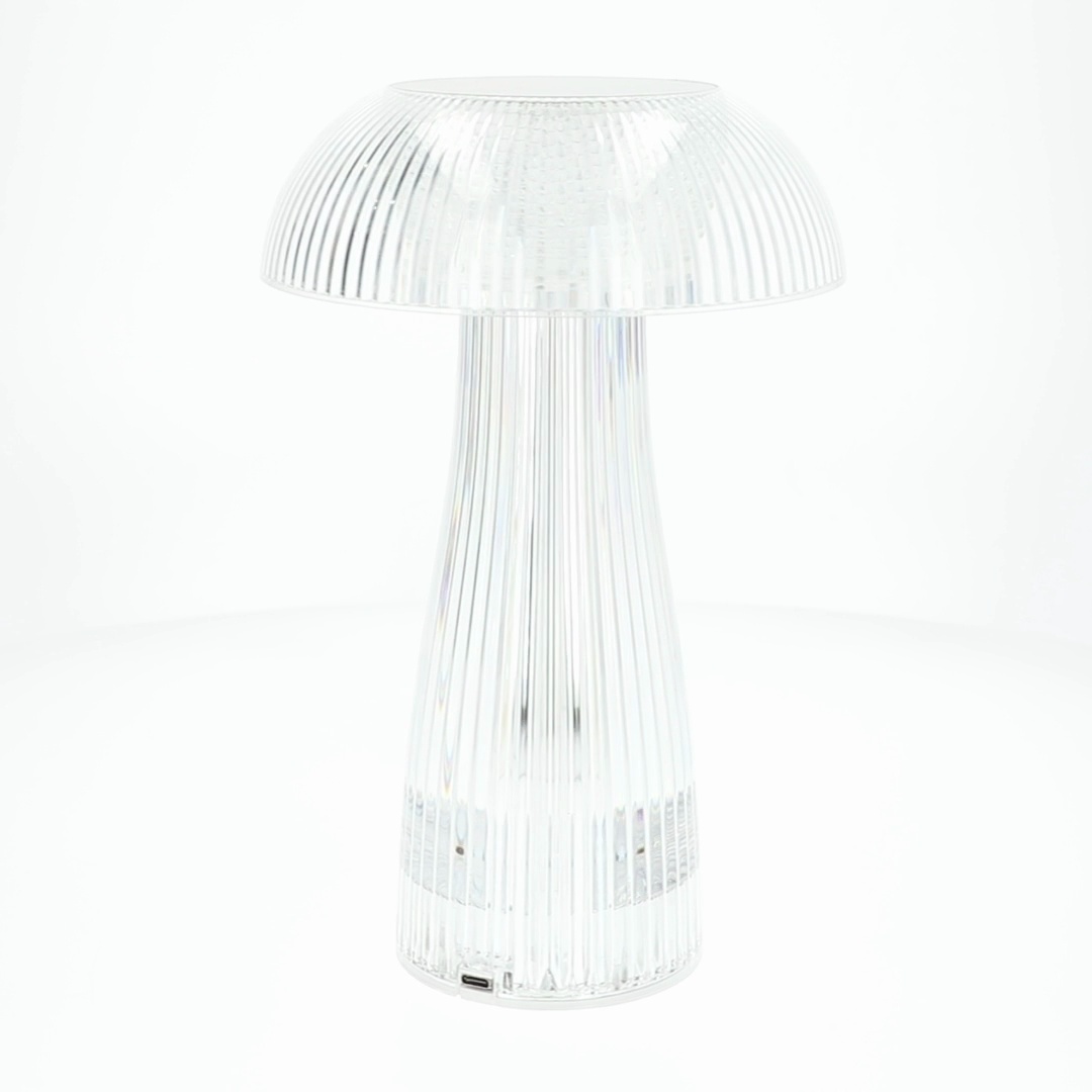 Xtreme Lit Neon Multi-Color Mushroom LED Touch Lamp for Bedroom