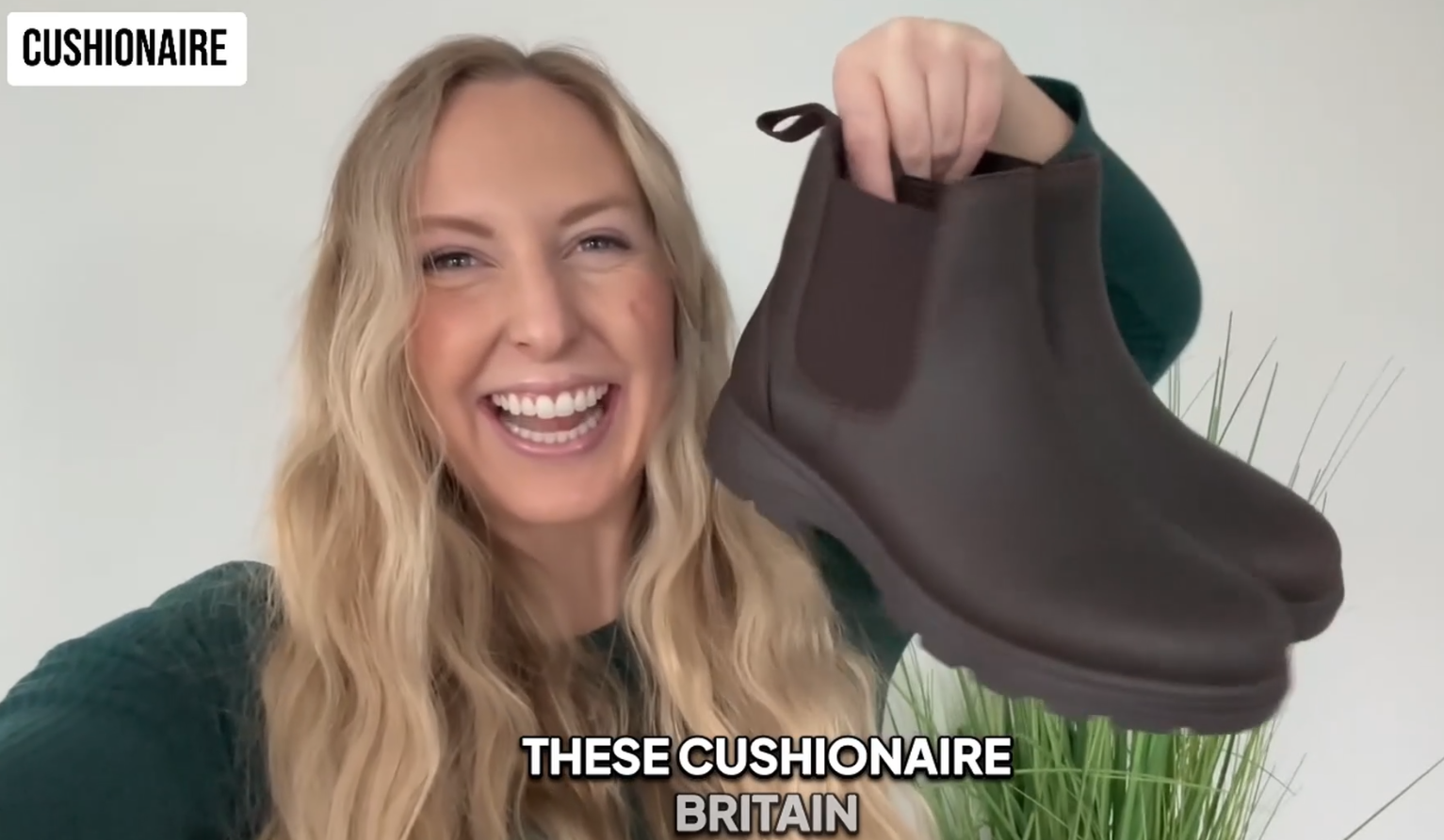 thumbnail video image 2 of Cushionaire Women's Britain Chelsea Boots, Soft Vegan Leather, Non-Slip Sole, Memory Foam, Back Pull Tab, Ankle Boots for Women, Wide Widths, 2 of 18