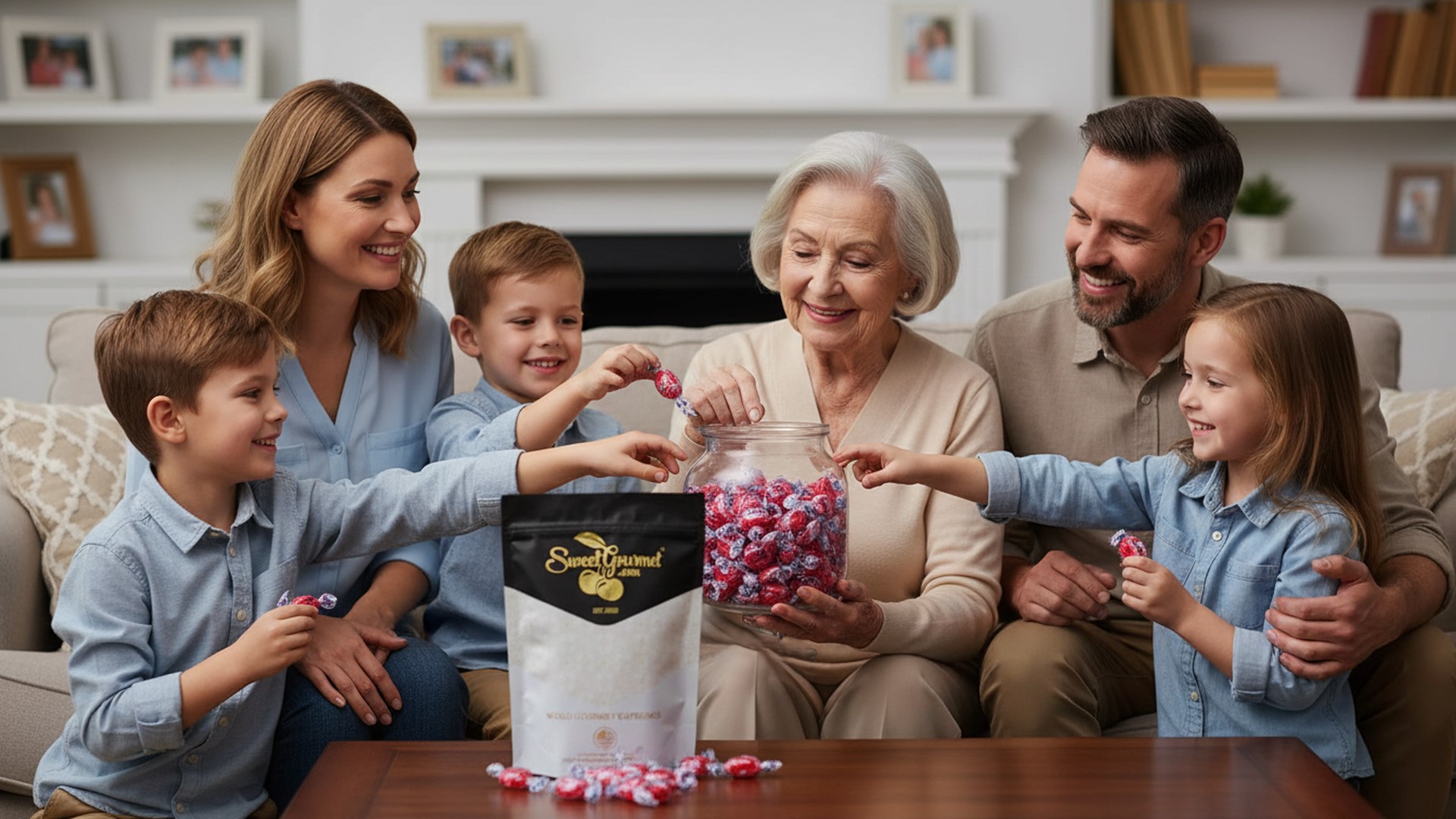 thumbnail video image 2 of SweetGourmet Sugar-Free Cinnamon Discs Hard Candy, Individually Wrapped, 2 Pounds, Fat-Free, Gluten-Free, 180 Pieces, 2 of 8