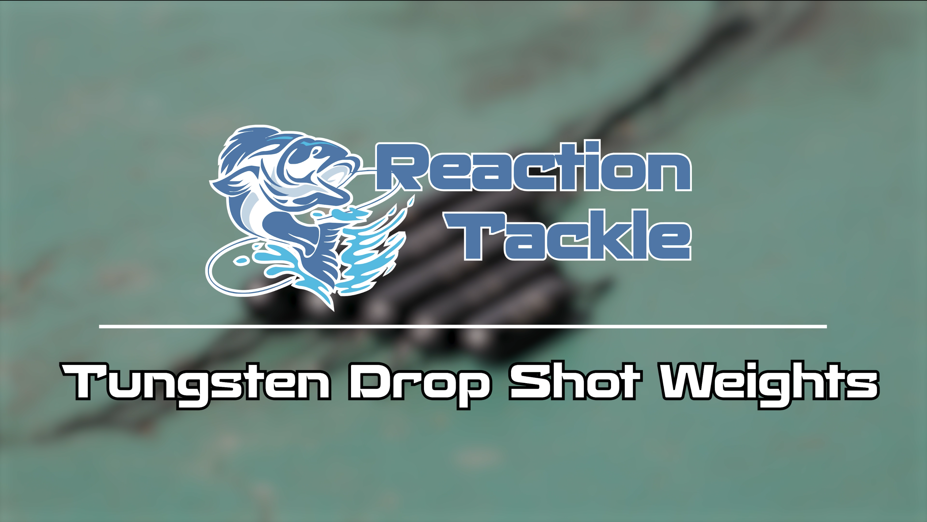 thumbnail video image 2 of Reaction Tackle Tungsten Drop Shot (Black, skinny, 3/8)- Tie on, 2 of 6