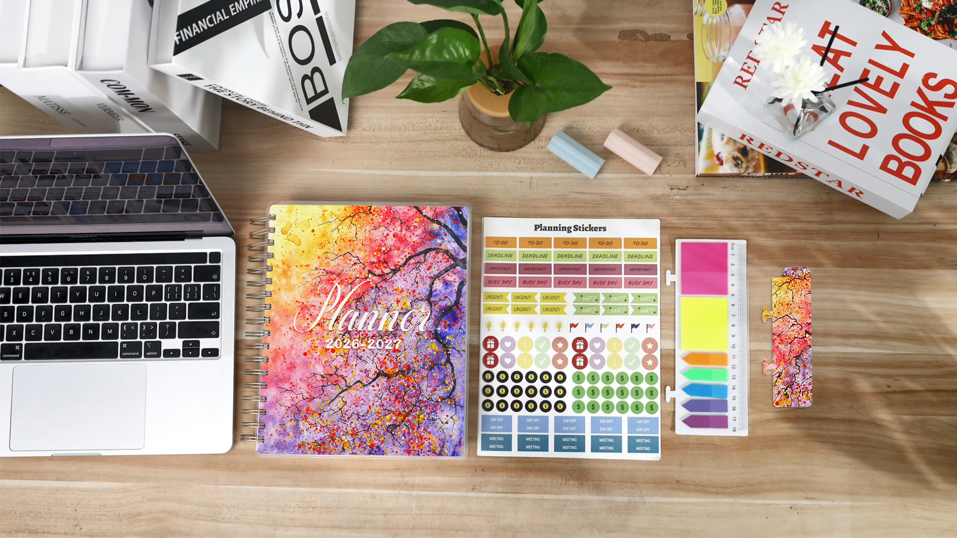 thumbnail video image 2 of Planner 2026-2027, 18 Month Weekly and Monthly Planner Jul. 2026–Dec. 2027, 7.9" x 9.8", 2 of 10