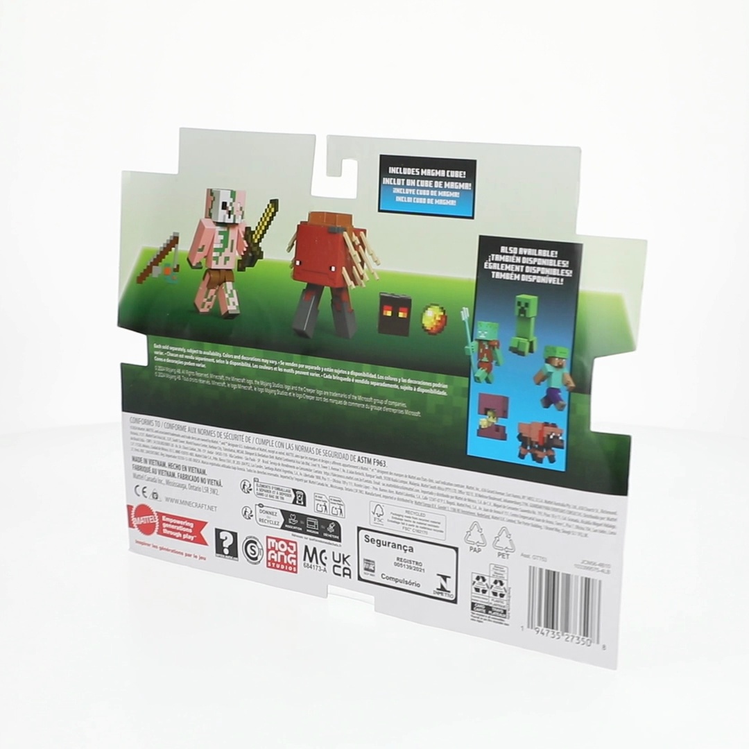 Minecraft Action Figures & Accessories 2-Pack, Zombified Piglin