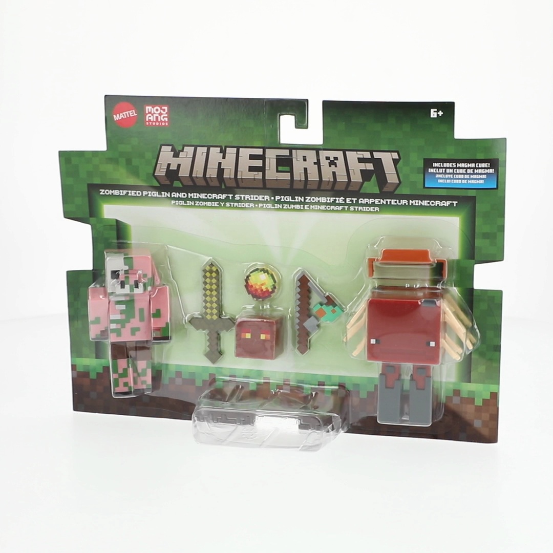 Minecraft Action Figures & Accessories 2-Pack, Zombified Piglin