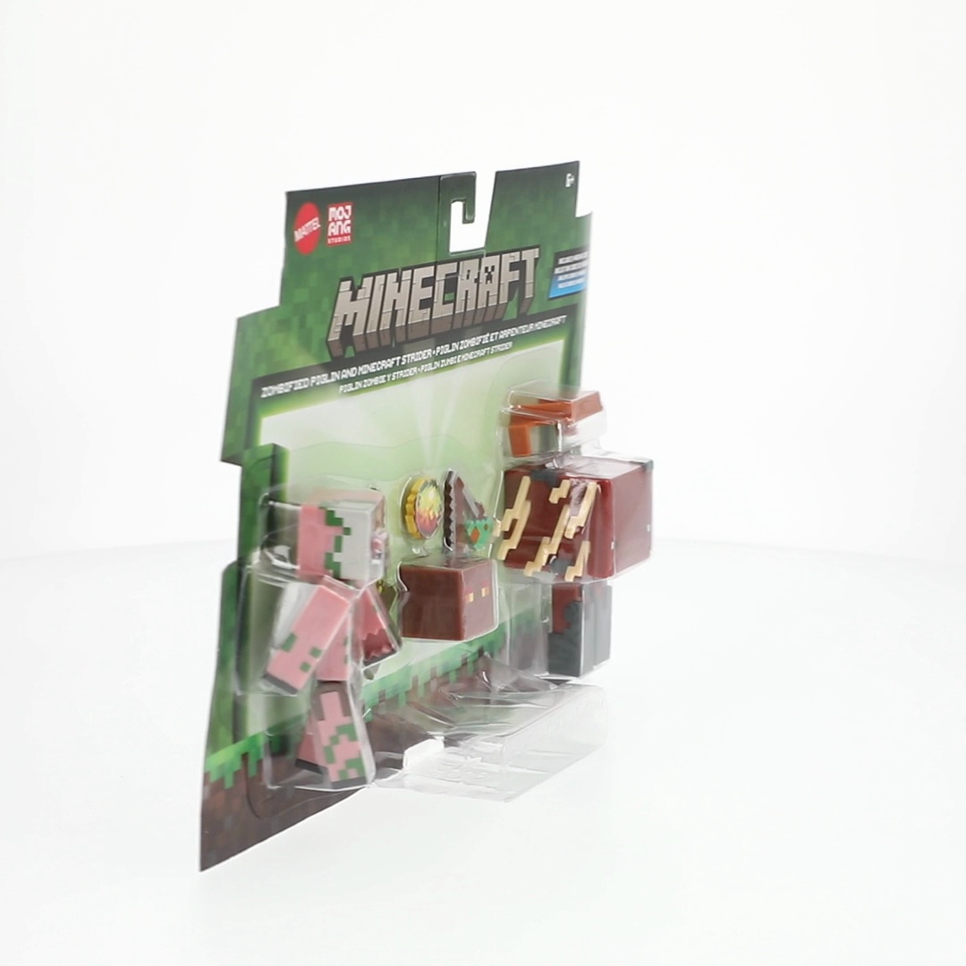 Minecraft Action Figures & Accessories 2-Pack, Zombified Piglin