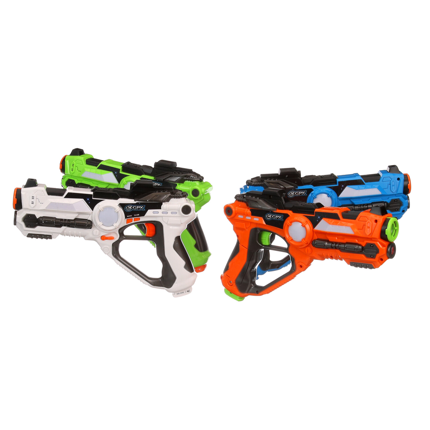 GPX Laser Tag Blasters, 4 Blaster Set - Walmart.com