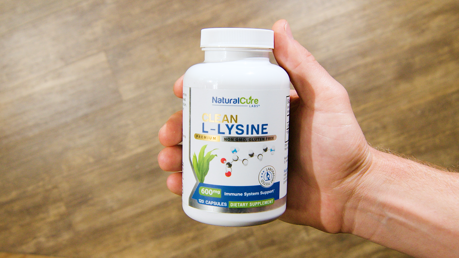 thumbnail video image 2 of L-Lysine 600mg - Clean Vegan Capsules - 120 Count - Natural Cure Labs, 2 of 11