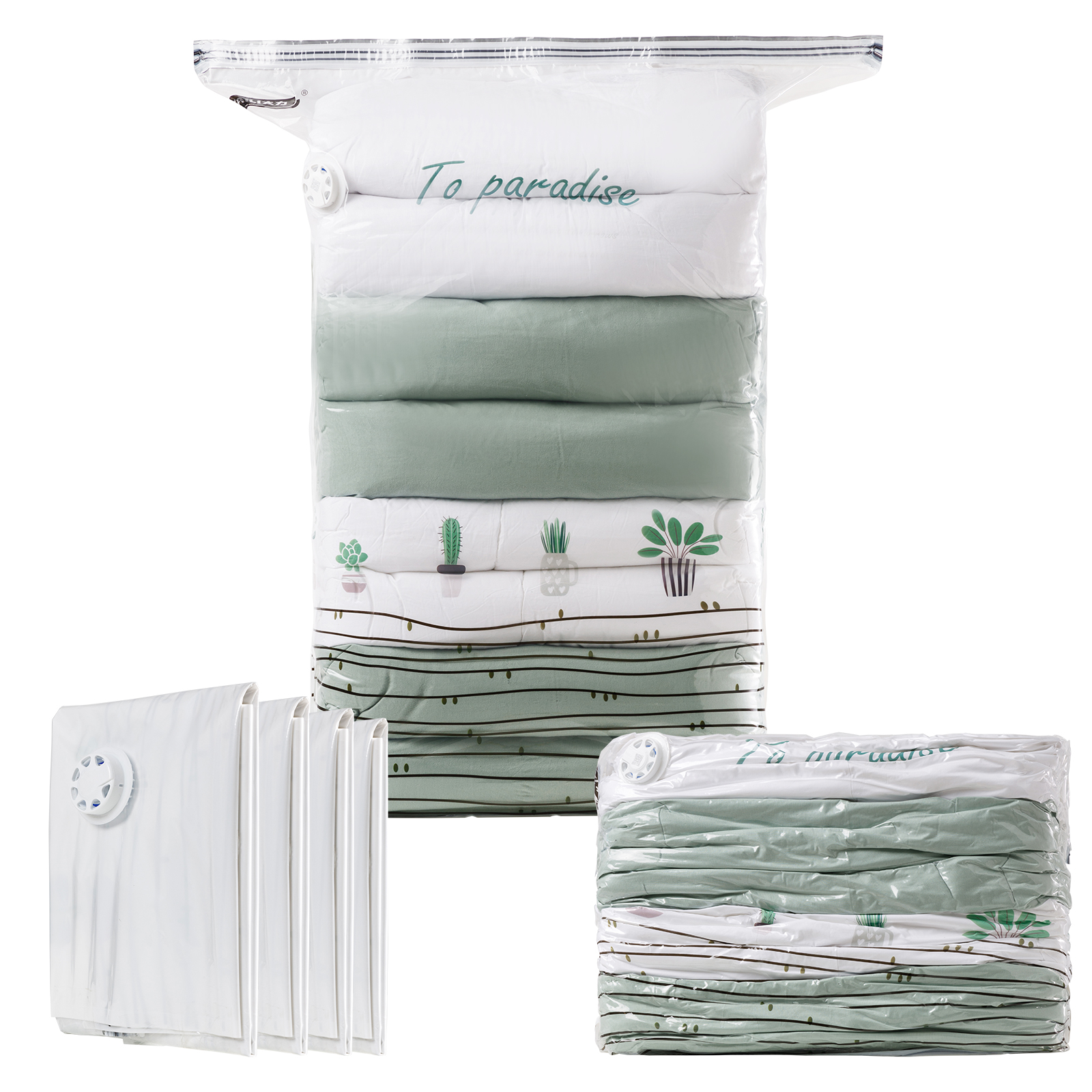 thumbnail video image 2 of TAILI Large Space Vacuum Storage Bags, 3 Pack Extra Large for Clothing Comforters Blankets Bedding, 2 of 11