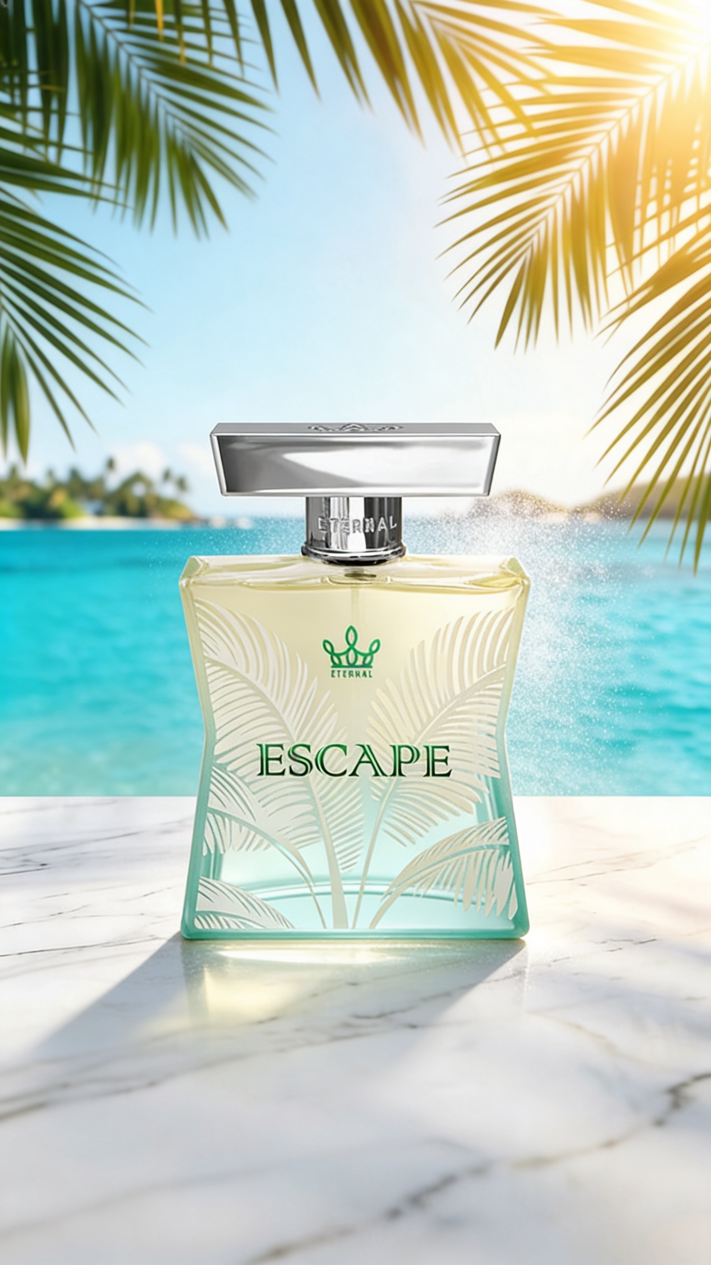 thumbnail video image 2 of Eternal Escape Perfume, Virgin Island Water Impression, EDP, 3.4 oz, 2 of 10