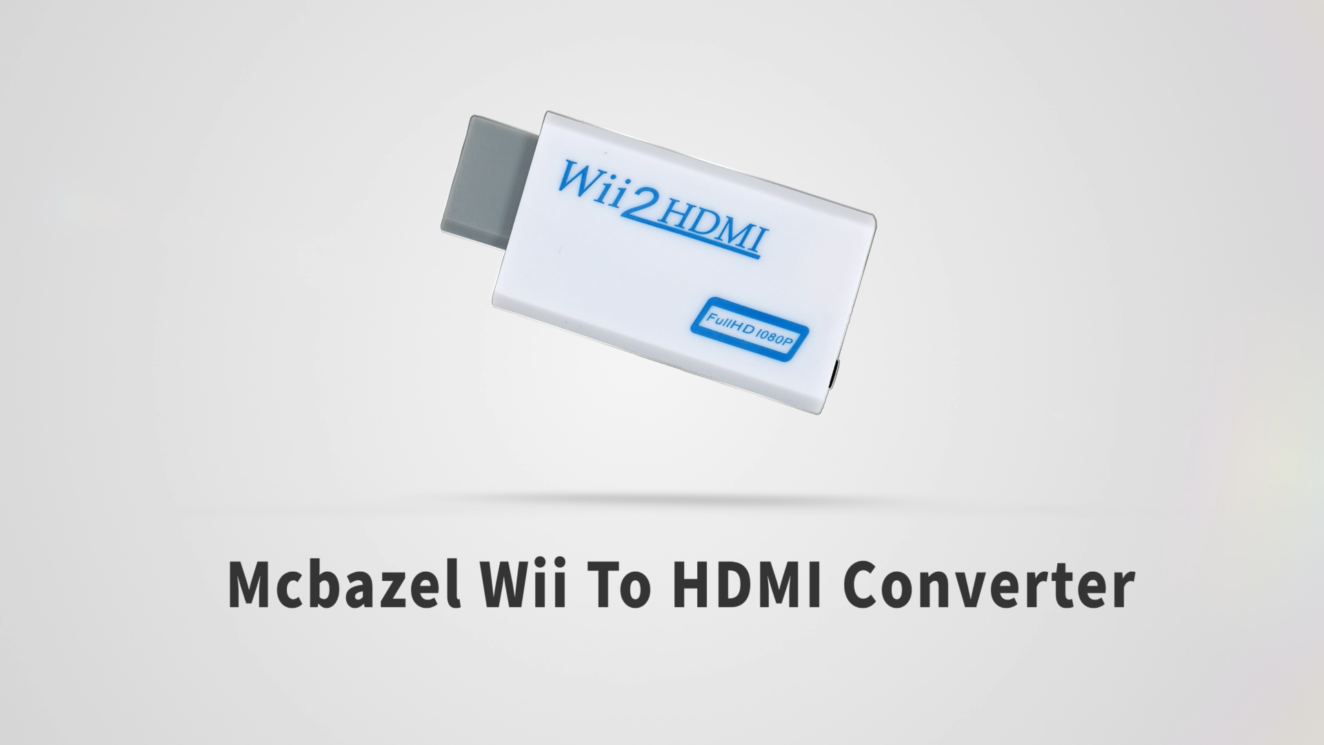 thumbnail video image 2 of Mcbazel Wii to HDMI 1080p 720p Converter Support Wii Game Console Input, 2 of 5