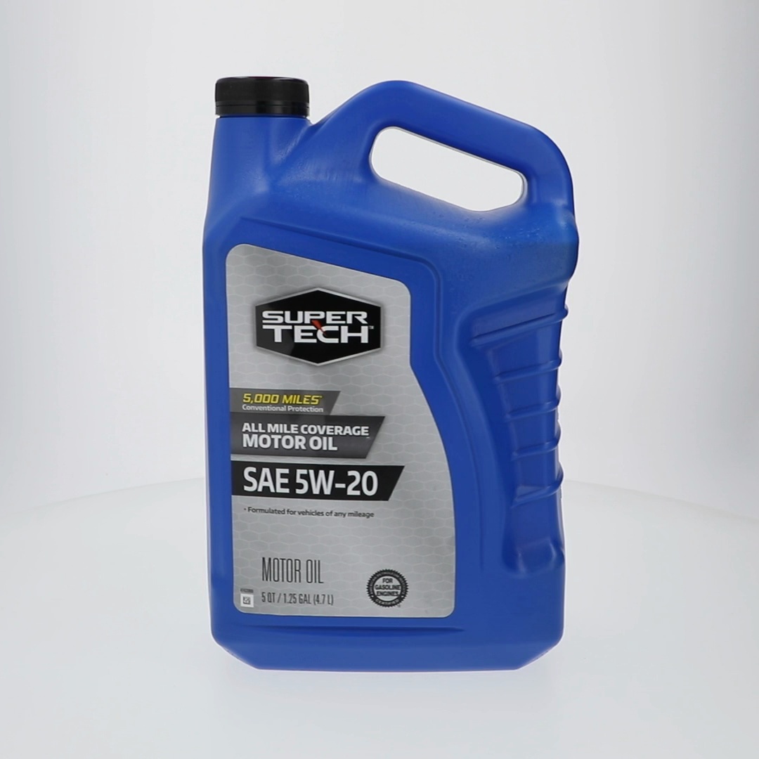 Super Tech All Mileage Synthetic Blend Motor Oil SAE 5W-20 5