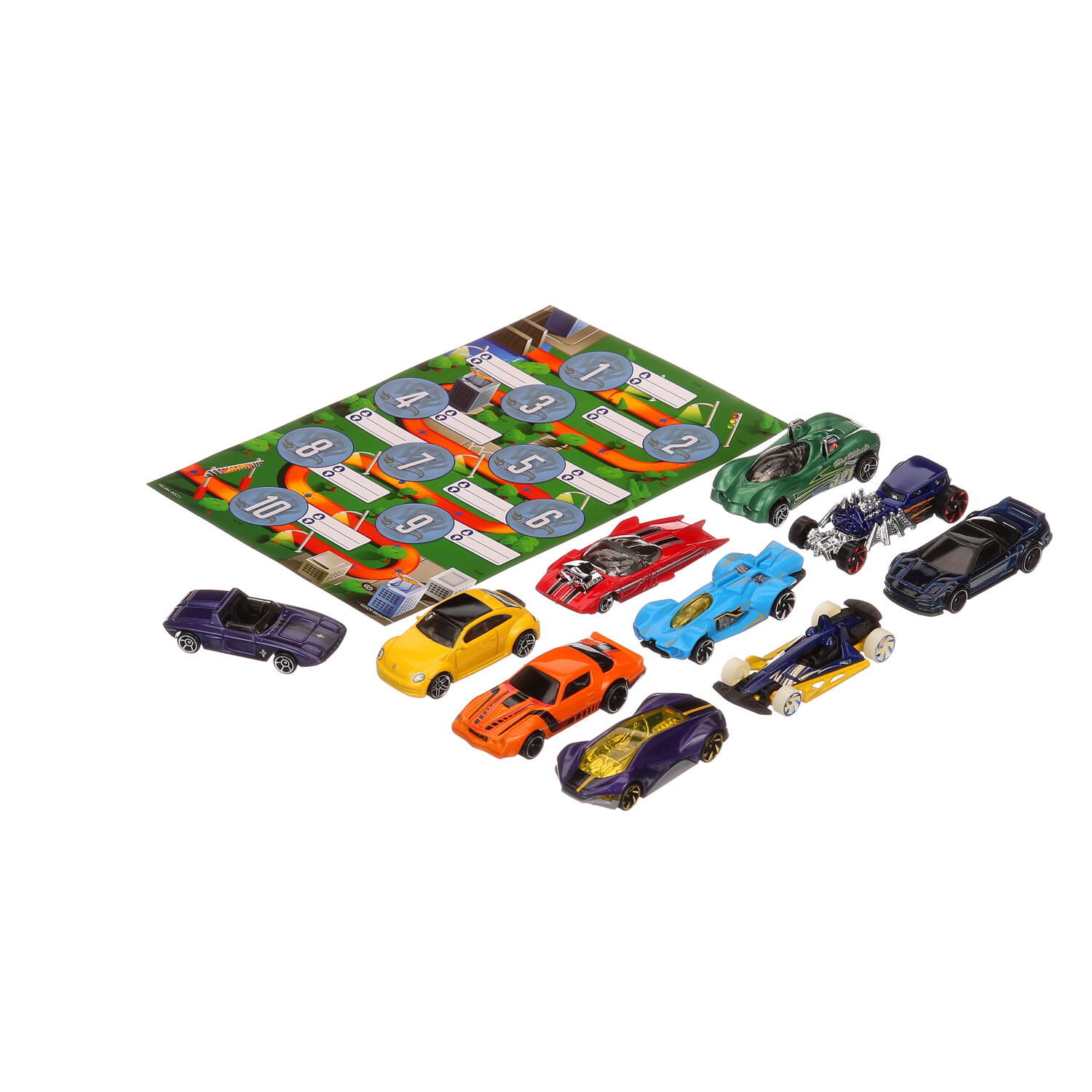 Hot Wheels Rewards Cars, 10-Pack 1:64 Scale Toy Cars in Individual Bags  (Styles May Vary) 