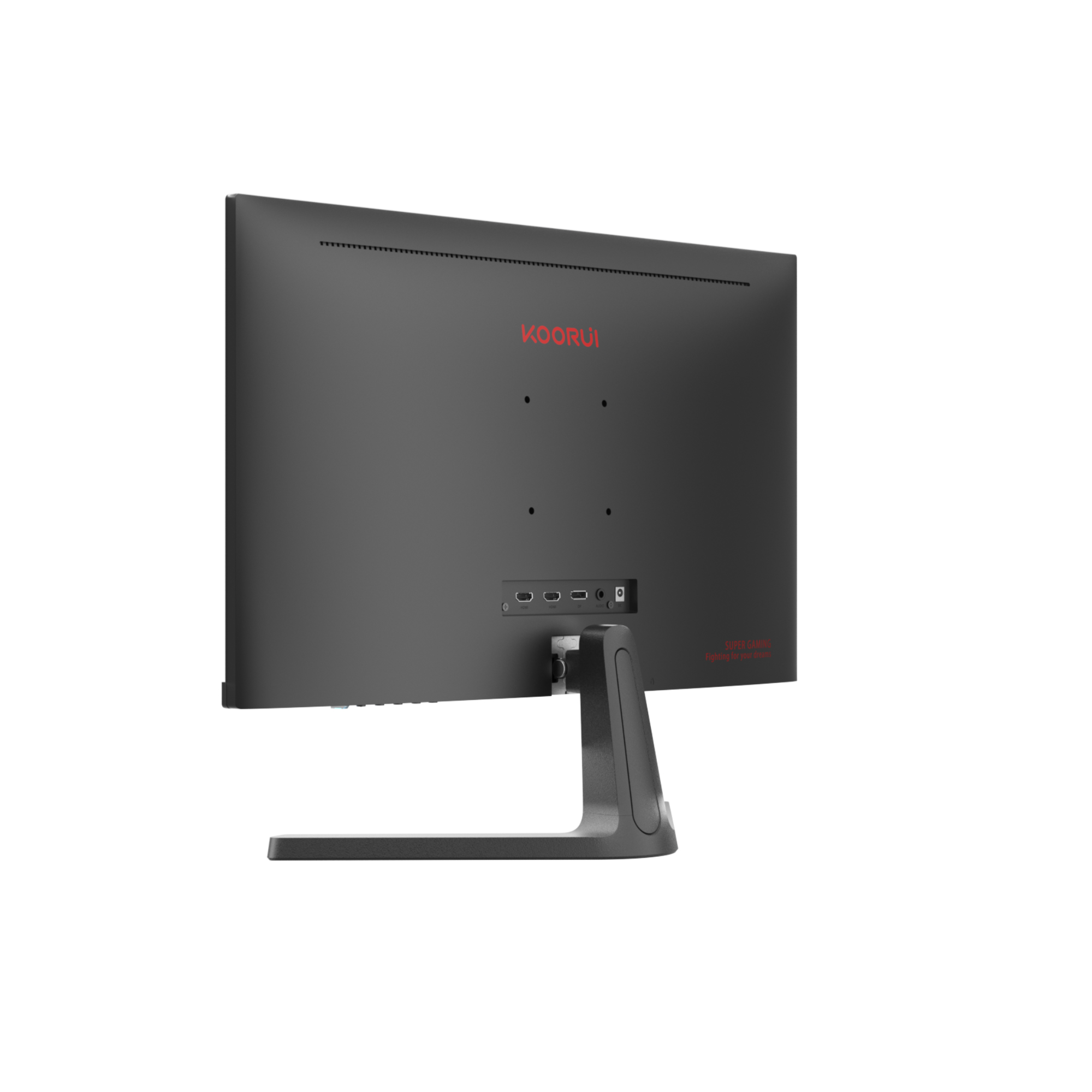 KOORUI Monitor de computadora de 24 pulgadas - Monitor de juegos FHD 1080P  165Hz VA 1ms 1800R Monitores LED con ultrafino, HDMI X2/DP, compatible con