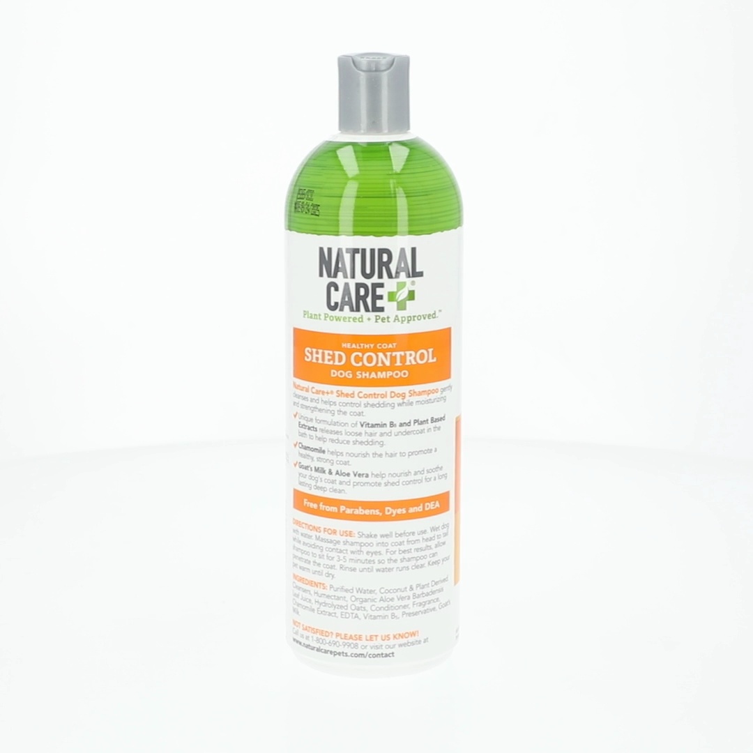 Natural Care Shampoo For Dogs - Shed Control Dog Shampoo - 20