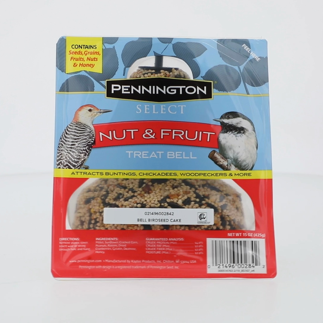 Pennington Nut and Fruit Treat Bell, Wild Bird Feed and Bird Seeds