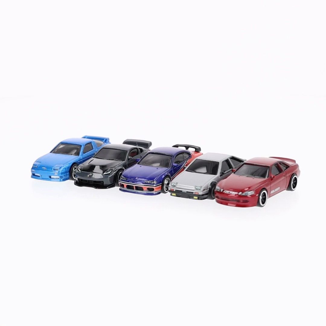 Hot Wheels Cars, Premium Fast & Furious Tokyo Drift Bundle of 5 1