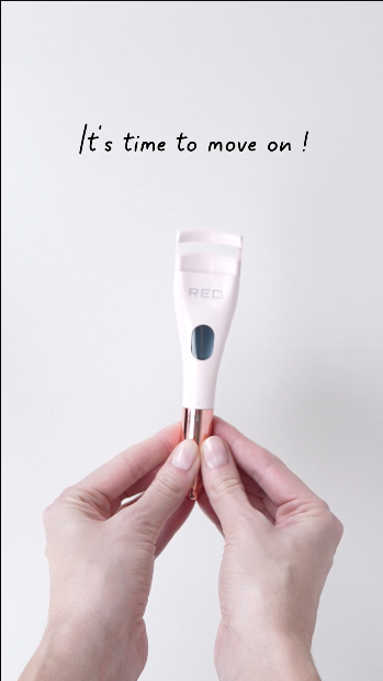 thumbnail video image 2 of Red by Kiss Dual Heated Eyelash Curler & Wand (2-in-1), Fast Heat Mini Travel Electric Lash Curler with USB-C, Silicone Comb, LED Display, 24 Hours Long Lasting, 3 Heating Mode (White), 2 of 12