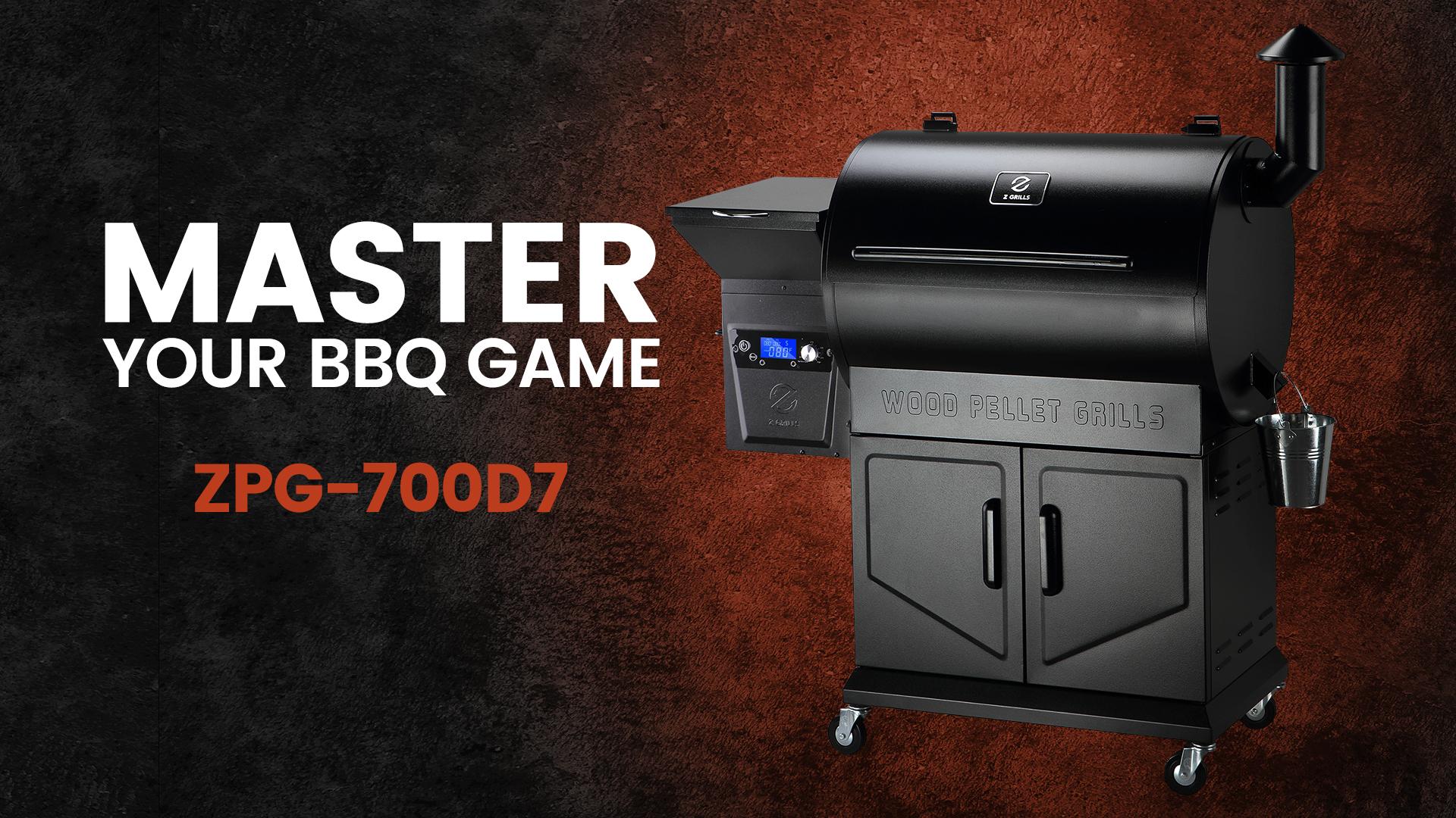 thumbnail video image 2 of Z GRILLS Flagship 697 Sq.in Wood Pellet Grill & Smoker, 8-in-1 BBQ with Latest PID V3.0 Controller, LCD Screen, 2 Meat Probes, Cabinet & Rain Cover, 2 of 20