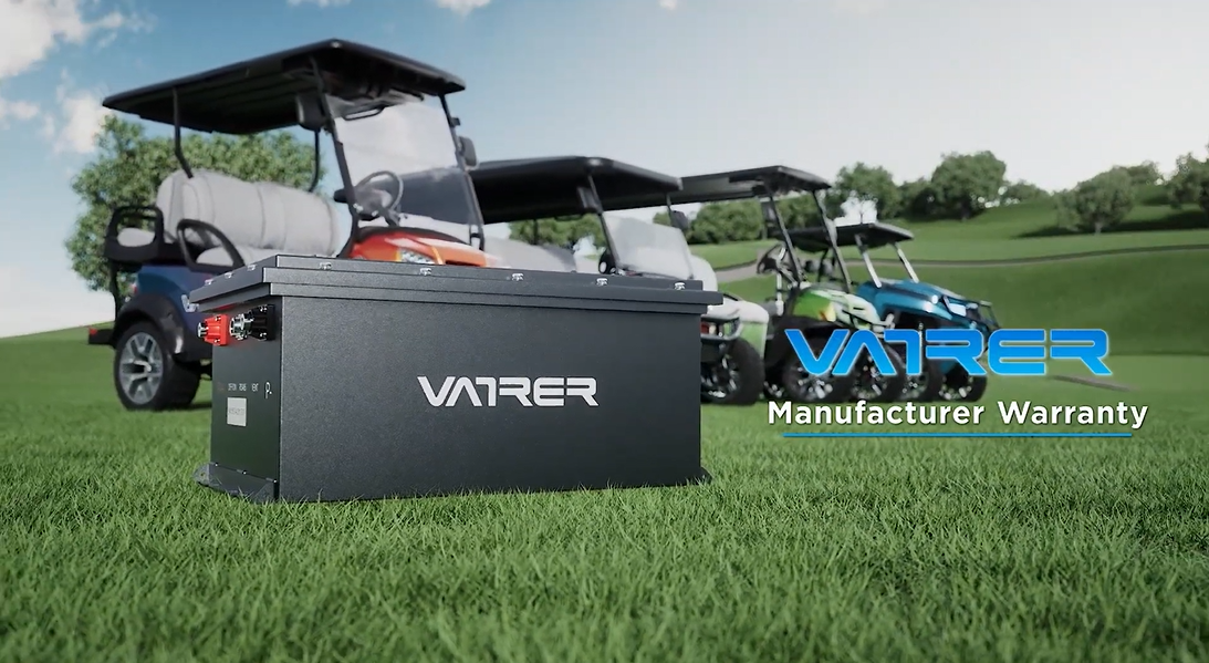 thumbnail video image 2 of 48V 150Ah Lithium Golf Cart Battery, Built-in Smart 200A BMS, with Touch Monitor & Mobile APP, 4000+ Cycles Rechargeable LiFePO4 Battery, Max 10.24kW Power Output, Perfect for Golf Carts, 2 of 9