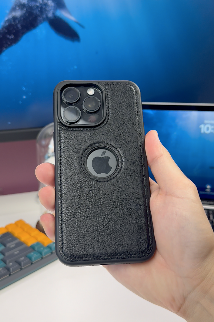 thumbnail video image 2 of Design Compatible with iPhone 16 Plus Case Luxury Leather Business Vintage Slim Non-Slip Soft Grip Shockproof Protective Cover (2024) 6.7 Inch (Red), 2 of 8