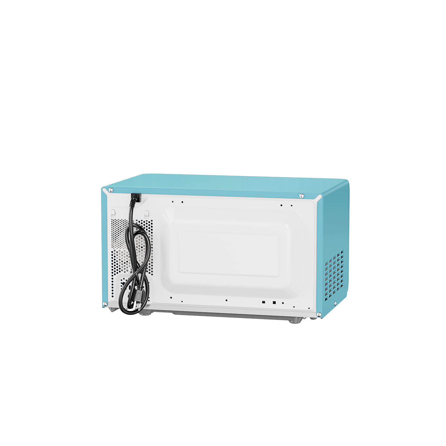 GLCMKA07BER07 by Galanz - Galanz 0.7 Cu Ft Retro Microwave Oven in Bebop  Blue