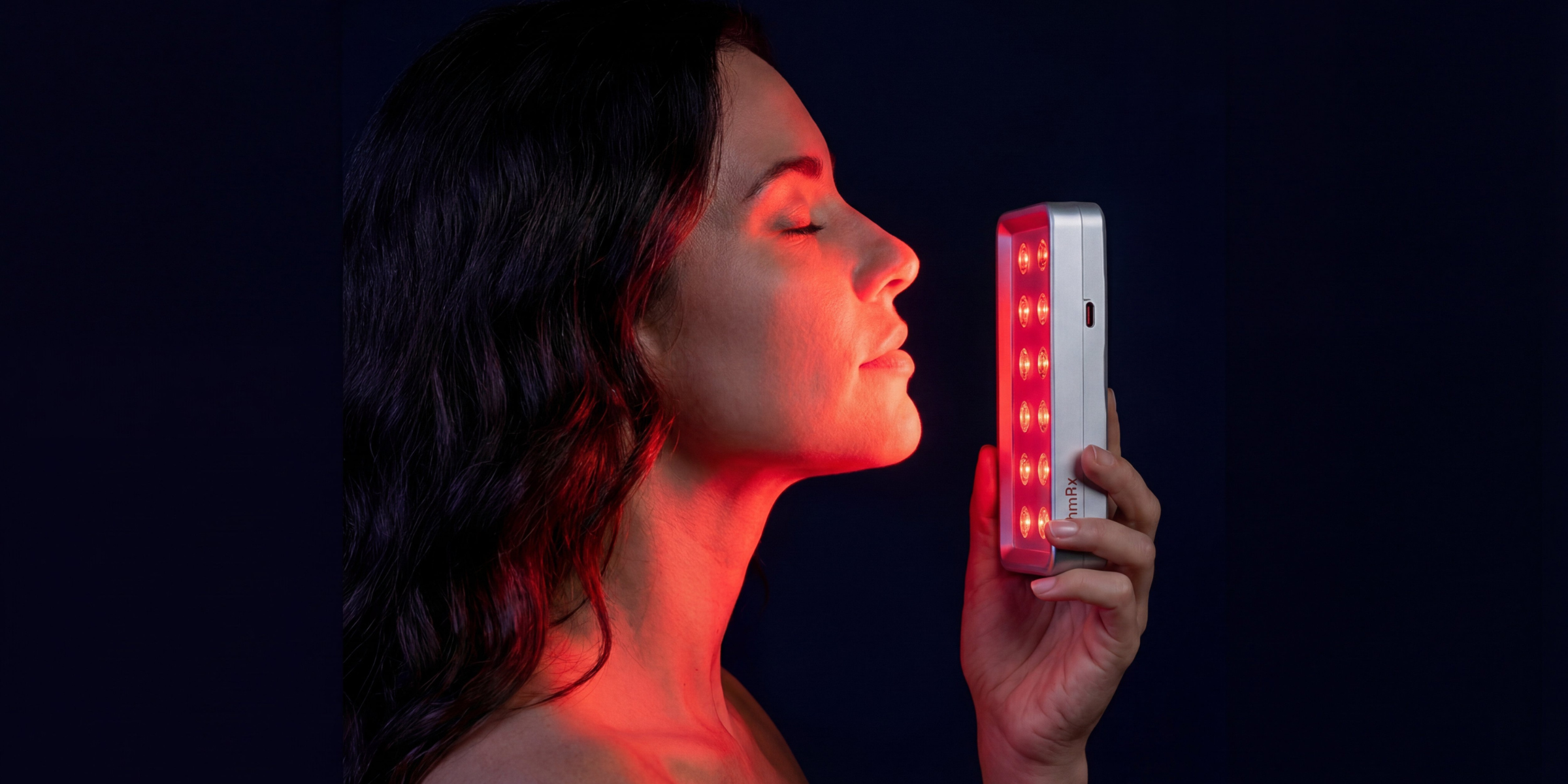 thumbnail video image 2 of OhmRx RedLight Recovery Mini Pro Device, Portable Red & Infrared LED Light Panel, Rechargeable Handheld Wellness Device, 2 of 14