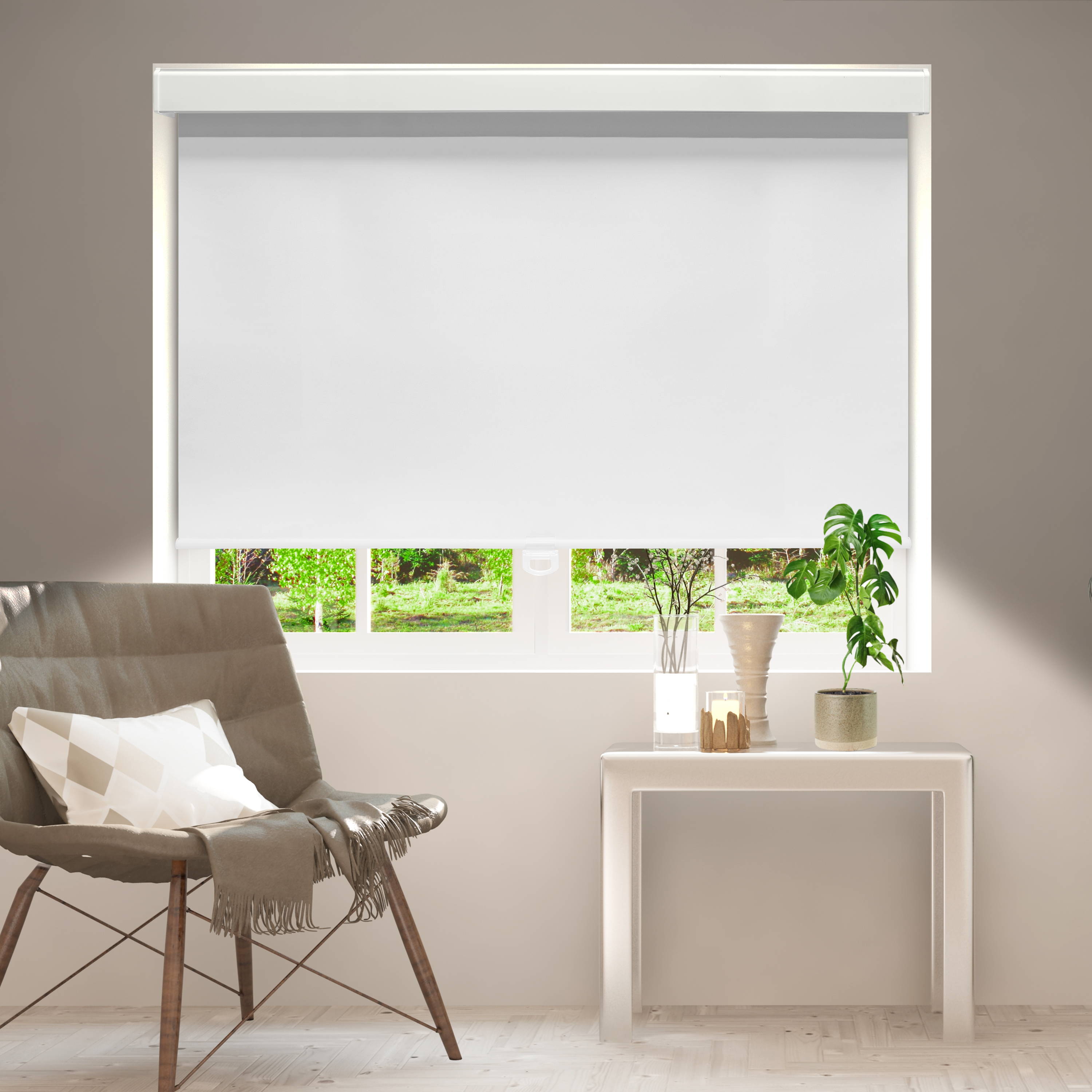 thumbnail video image 2 of ColourTree Cordless Blackout Roller Shades Blinds for Windows, Room Darkening with Thermal Insulated Fabric, UV Protection+, Easy Pull-Down System, Fit for Home, Office (36" W x 72" H, White), 2 of 8