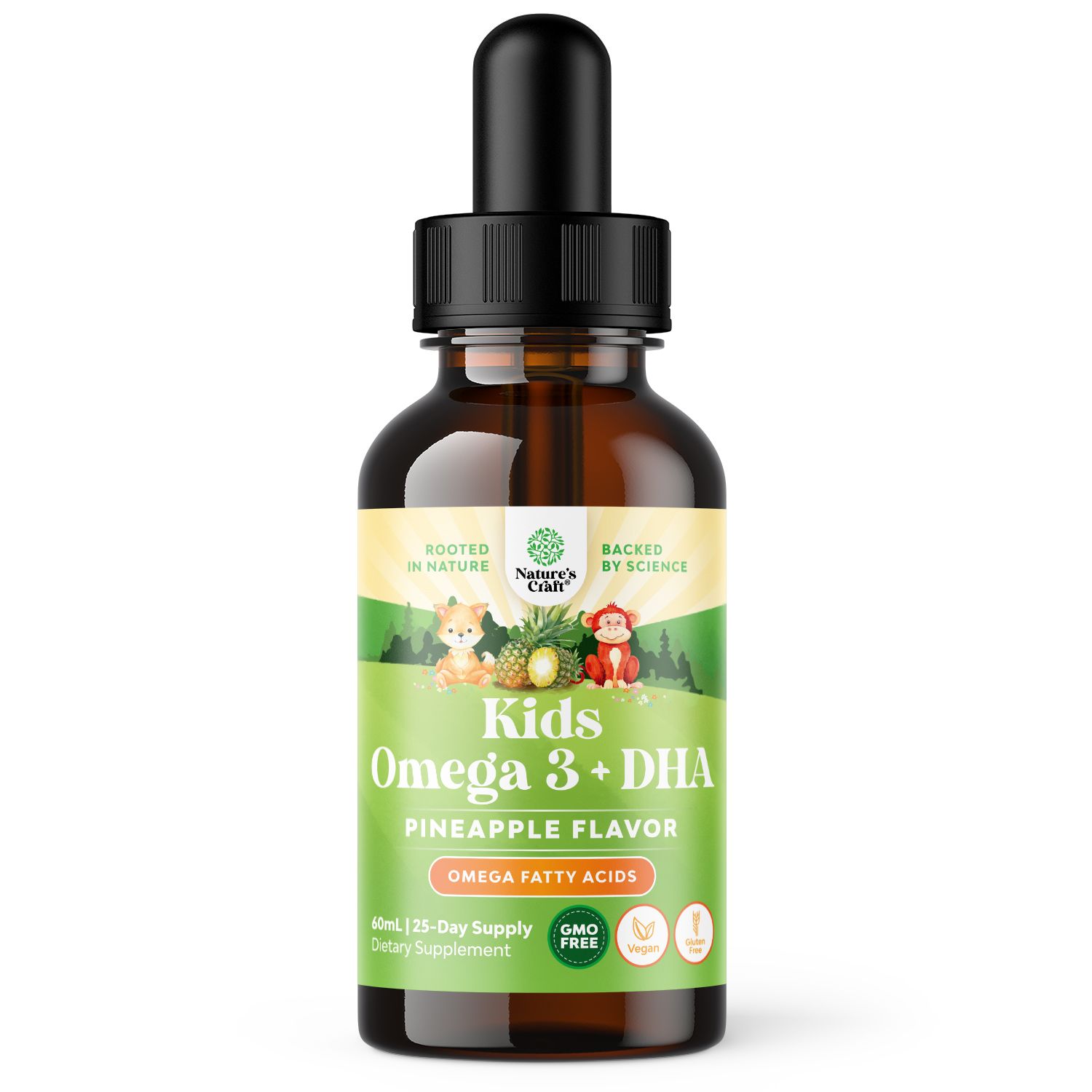 thumbnail video image 3 of Liquid Omega 3 EPA DHA for Kids - Organic Vegan Omega 3 for Kids Brain Eye and Full Body Development with Vegan DHA EPA & ALA - Kids Omega 3 Liquid Supplement with Algae & Flaxseed Oil Liquid 2 fl oz, 3 of 9
