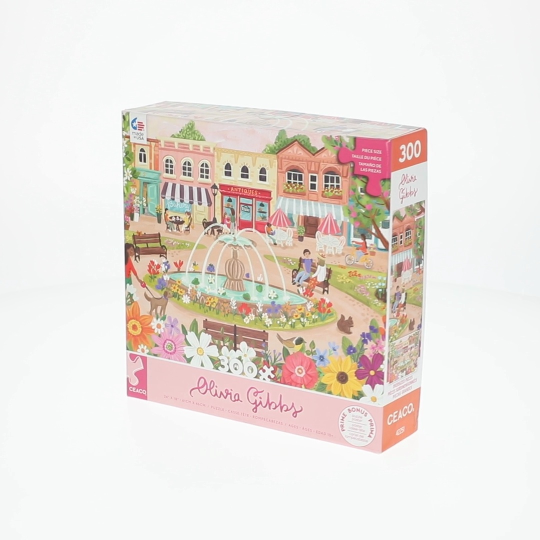 Ceaco Town Park Disney 300 Piece Interlocking Jigsaw Puzzle, 24 x