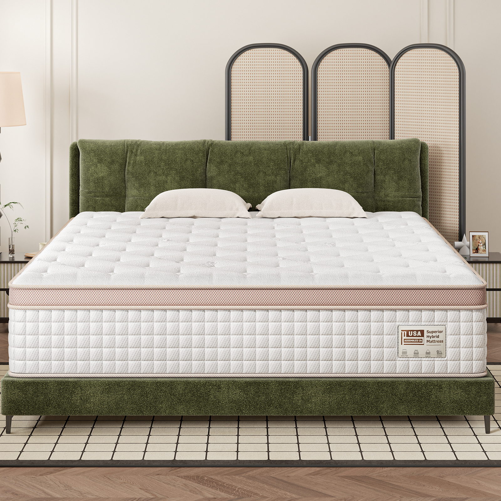 thumbnail video image 2 of BedStory Flexora 14 inch King Hybrid Mattress in a Box, Gel Memory Foam with Individually Wrapped Pocket Coils, Extra Firm, 2 of 10