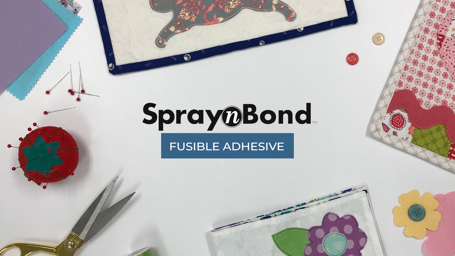 thumbnail video image 2 of SpraynBond by HeatnBond Fusible Spray Adhesive, 6.9 oz., 2 of 6