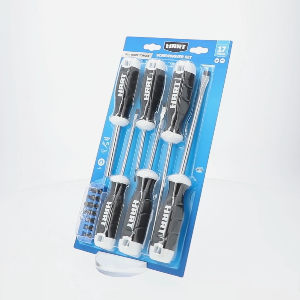 HART 17-Piece Magnetic Screwdriver Set with Comfort Grip - Walmart.com