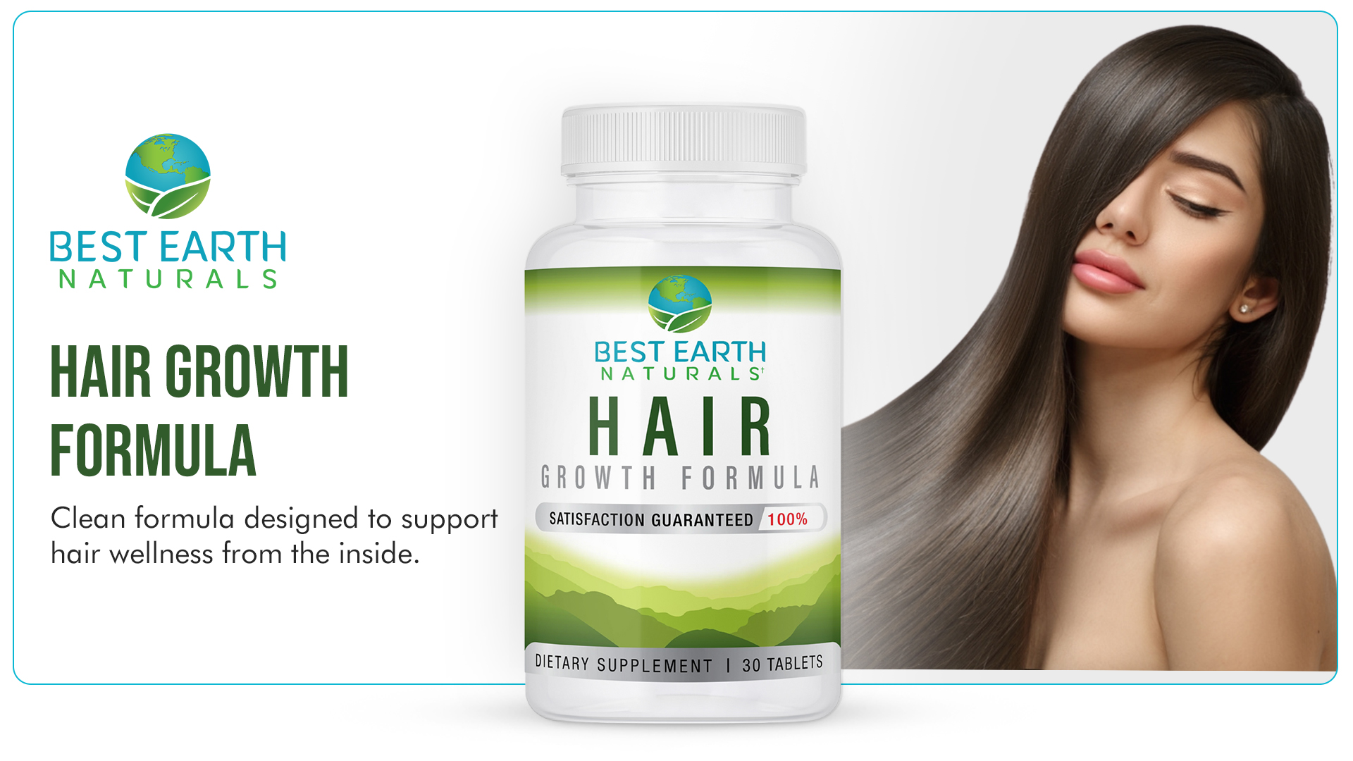thumbnail video image 2 of Best Earth Naturals Hair Growth Formula, Vitamins, Riboflavin, Hair Supplement, Men & Women, 30 Ct, 2 of 11