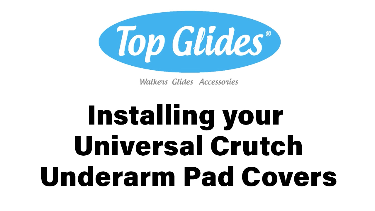thumbnail video image 2 of Crutch Comfort Universal Crutch Underarm Pad Covers - (Camo), 2 of 7