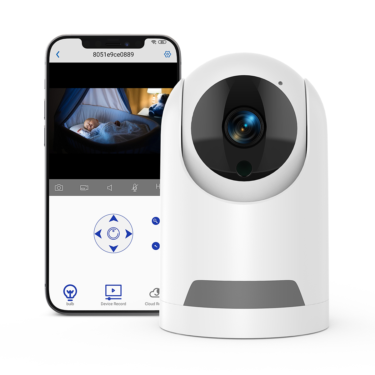 thumbnail video image 2 of Baby Monitor, 360° Wireless 5G Nanny Cam with Safety Alerts, 4MP HD WiFi Camera for Human & Pet Detection, Home Security Camera with Two-Way Audio, Motion Tracking, IR Night Vision, Sleep Tracking, 2 of 10