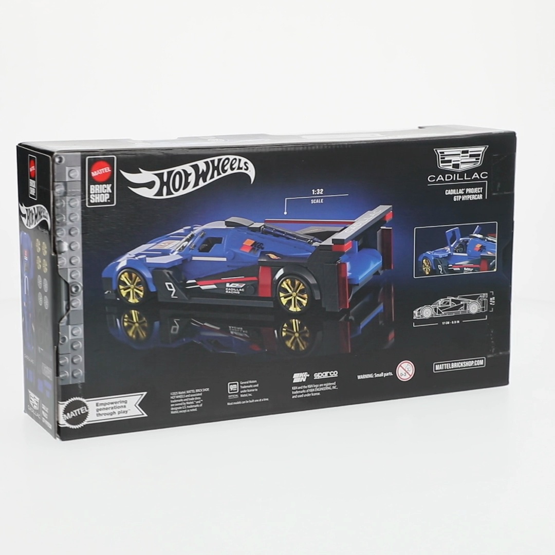 MATTEL BRICK SHOP, Building Toy Kit, 236 Pieces, Hot Wheels