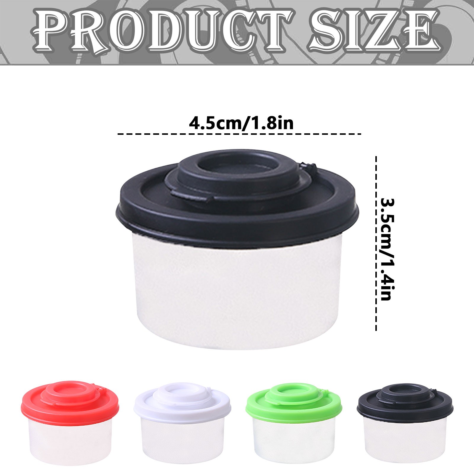 thumbnail video image 2 of Mini Travel Salt and Pepper Shaker Set, 4 Pack Leak Proof Spice Dispenser for Camping and Picnic, Portable Seasoning Container for Lunch Box and Outdoor Meals, Clear, 2 of 9