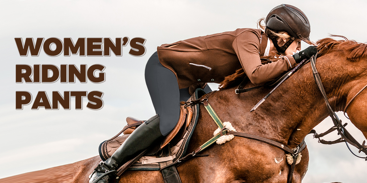 thumbnail video image 2 of Women's Horse Riding Pants with Zipper Pockets Knee-Patch Schooling Tights Equestrian Breeches for Women Black S, 2 of 9