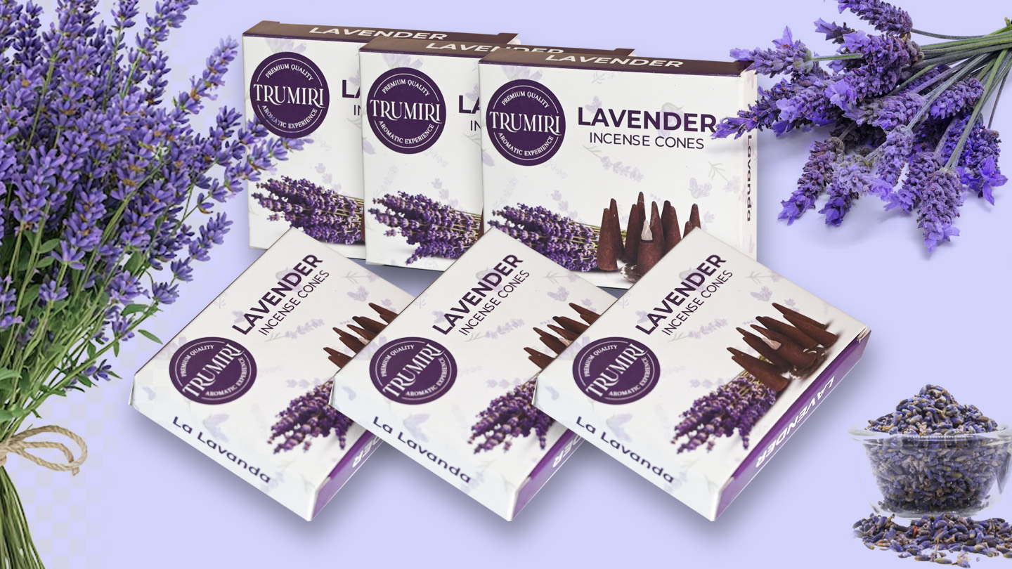 thumbnail video image 2 of Lavender Incense Cones - Total 60 Cone Incense - Six Packs of 10 Insence Cones - Incense Cones Scented - Cone Incense Scents - Insense Cones - Inscent Cones, 2 of 8